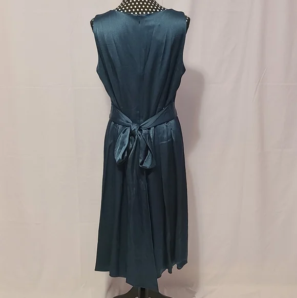 Talbots Dark Turquoise Dress - Picture 6 of 10
